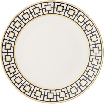 Villeroy & Boch MetroChic Dinner Plate - Fine porcelain, 27 cm diameter, modern design, dishwasher safe, microwave safe, chip-resistant