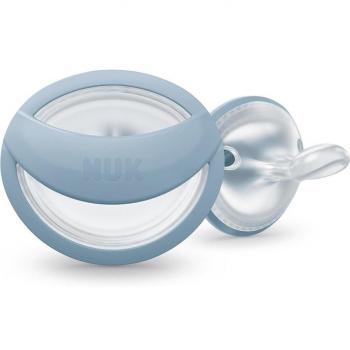 Nuk Chupetes Silicona Mommy Feel 0-9M Azul 2uds