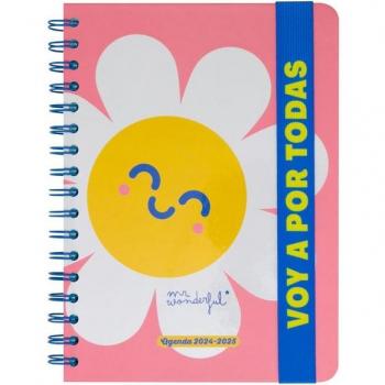 Agenda semanal 2024-2025 Mr. Wonderful Voy a por todas - PERGAMINO