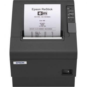 Epson TM-T88IV ReStick (356) - Terminal de punto de venta (PS, EDG, 58mm, Buzzer, EU, POS, Térmico, 47,2 lps, 8,3 cm, 5,8 cm, Alámbrico) Negro