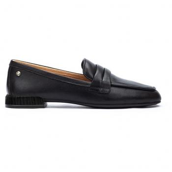 Mocasín Pikolinos W9W-3531 Almería, Mocasines de piel, color marrón, diseño clásico, suela de goma antideslizante, plantilla acolchada, fabricación artesanal en España