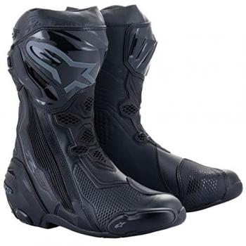 Alpinestars Supertech R Motorcycle Boots - Exceptional Performance, Size 47, Black/Gray/Red