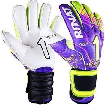 Rinat Kancerbero Etnik Ft Pro Guante de Portero, Unisex Adulto, Morado/Amarillo Neon, 10
