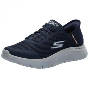 Skechers Go Walk Flex Hands Up Men's Navy Slip-On Sneakers