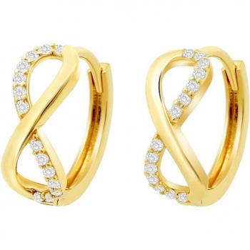 Pendientes Infinito Time Road Hin00177 Oro Mujer
