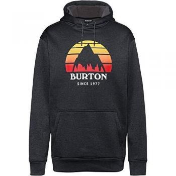 Burton Oak - Sudadera con capucha con forro polar para hombre - Gris - Large