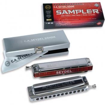 Seydel Sampler Tremolo Harmonica in C and G Keys