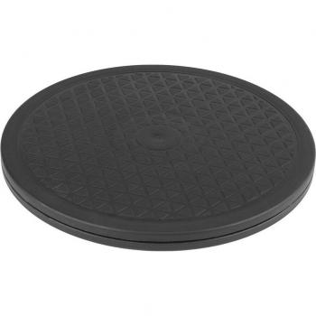Soporte Giratorio para Monitor y TV con Plataforma Rotativa de 60° y 10°, Ideal para Televisores, Monitores, Altavoces y Plantas de Casa