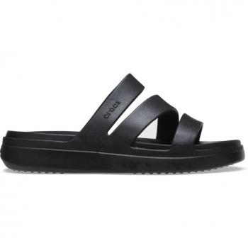 Crocs Women's Getaway Strappy Mule Sandals - Black - Size 5