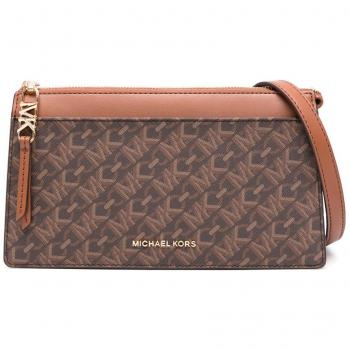 Bandolera Michael Kors Mujer - Marrón Talla Os con estampado de logotipos
