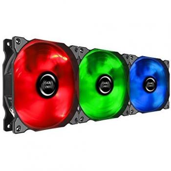 Mars Gaming MFRGB KIT - Pack 3 Ventiladores con iluminación RGB para ordenador