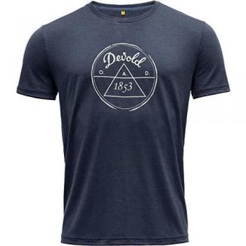 Camiseta de Hombre Devold 1853 Merino 150 de Manga Corta Color Noche Talla L