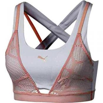 PUMA Studio Lace Strappy Bra L Sujetador Deportivo, Mujer, Rosewater, XS