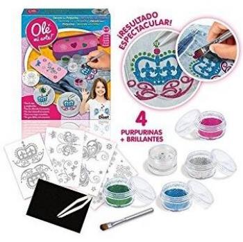 Diset - Olé mi arte - decora purpurina, multicolor