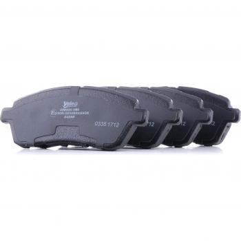 VALEO Juego de 4 pastillas de freno para FORD Fiesta, Transit/Tourneo & MAZDA 2 (Ref: 302220)