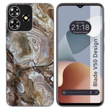 Funda de Silicona para Zte Blade V50 Design 4G con Diseño de Mármol 14 Dibujos