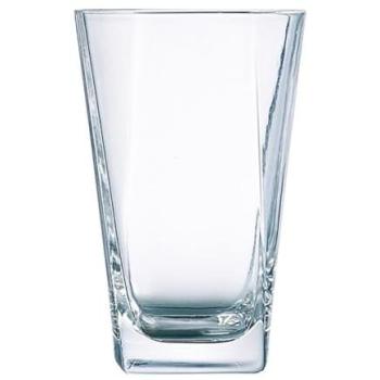 Caja de 6 Vasos Altos de Vidrio Arcoroc Prysm 35cl Transparente Ecológicos Apto Microondas y Frigorífico