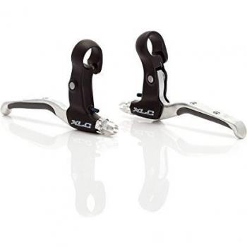 XLC BL-V05 JGO MANETAS FRENO V-BRAKE ALU.NEGRO/PLA