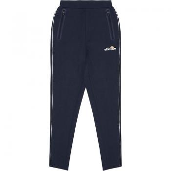 Pantalón Deportivo Ellesse Diruta Azul Marino con Cremalleras y Detalle Fluorescente - Talla M