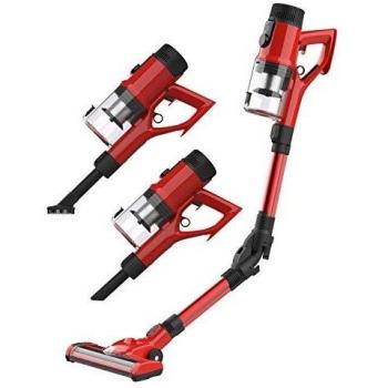 Fagor Ares SmartDust Sensor 37V Aspirador Vertical sin Cable y sin Bolsa, Rojo y Negro, 135 cm, 400 W