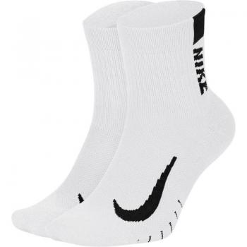 Nike Multiplier Sports Socks 2 Pack - White, Size: 34-38