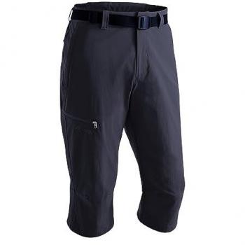 Maier Sports Jennisei Men's 3/4 Capri Pants - Breathable, Elastic Fabric, Short Sizes, Dark Blue