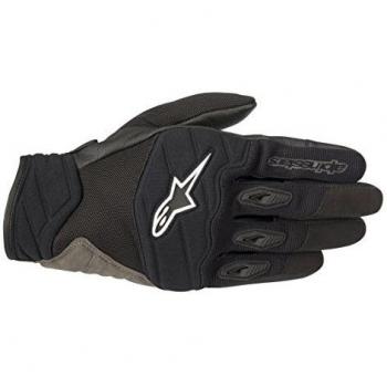 Alpinestars Shore Motorcycle Gloves - Breathable, Summer, High Temperature, Black and White (XL)