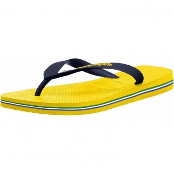 Havaianas Brasil Logo, Chanclas Unisex Adulto, Amarillo