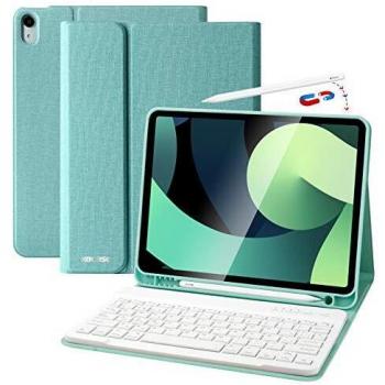 Funda Teclado iPad 10.9, Funda iPad 2020 con Ranura para Lápiz y Español