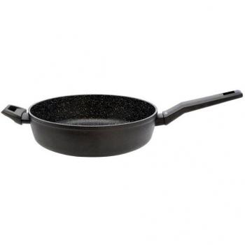 Sartén Guisera de Cocina 28 cm con 3,2 litros en Aluminio Forjado Granit Solution Elo