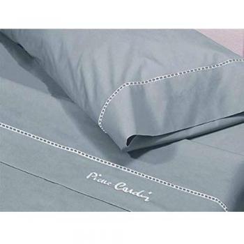 Pierre Cardin Juego de sábanas Arcadia, 100% Algodón, Azul, Cama 135 cm
