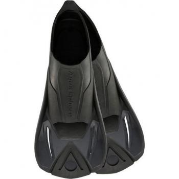 Aletas de natación Aqua Sphere Microfin Negro para Adultos con diseño ergonómico