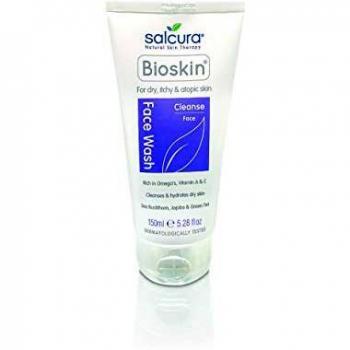 Limpiador Facial Natural Salcura Bioskin 150ml para Piel Seca, Sensible y con Picazón