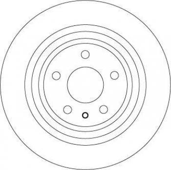 Disco de freno TRW DF6809, completo, 1 pieza