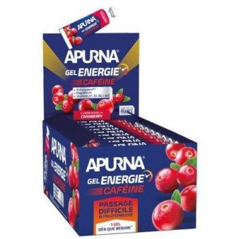 Apurna Caffeine Energy Gel Cranberry 35g - Pack of 25