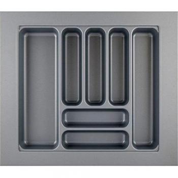 Bandeja de Inserción OrgaTray 440, Ancho 501-600 mm, Profundidad 441-520 mm, Color Plata Hettich