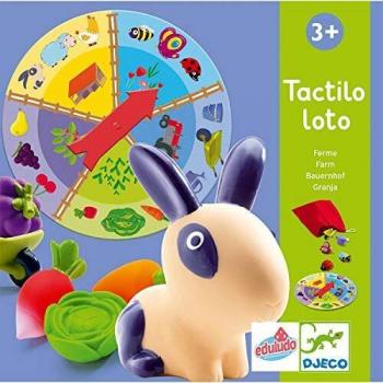 Djeco - Educativos tactilo Loto Granja