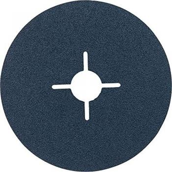 Bosch 2 608 606 735 - Disco lijador de fibra para amoladora angular, corindón de circonio - 125 mm, 22 mm, 100