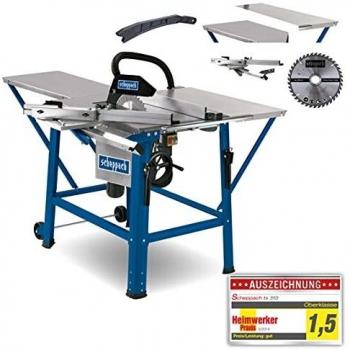 Scheppach – Sierra circular de mesa TS 310 con carril deslizante, 1 pieza, 4901305901