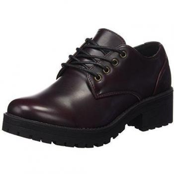 Coolway CAYLABLU - Zapatos de cordones para mujer, color burdeos , talla 38