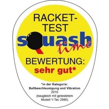 Unsquashable 296173 Y-TEC 8000 C4 - Raqueta de squash, color negro y plateado