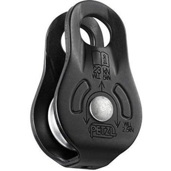 Petzl Fixe Black Pulley - 2.5kN Load Capacity