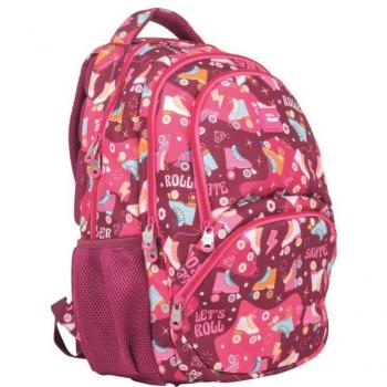 Mochila Escolar Milan CAP 25L Roller Rosa con Diseño de Serie Especial