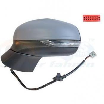Espejo retrovisor VAN WEZEL 1809807 con diseño específico para vehículos, ajuste manual, vidrio convexo para mayor visibilidad, fácil instalación y fabricado con materiales de alta calidad