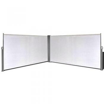 vidaXL Retractable Side Awning 160x600 cm Cream