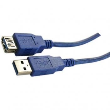 Cable USB 3.0 tipo A macho a A hembra de 1.8 m, velocidad de transferencia de 4.8 Gbps, modelo Electro Dh 38.402/1.8/3.0, código de