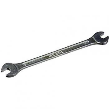 Wurko 173098 Llave plana doble boca, 6-7 mm