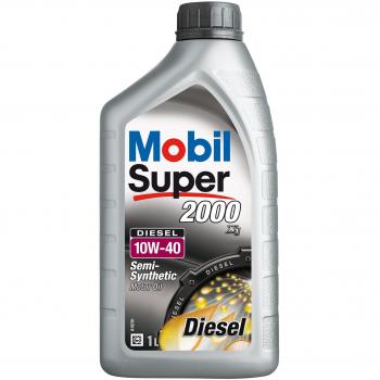 Mobil 151184 Super 2000 X1- Aceite semisintético de Motor diésel