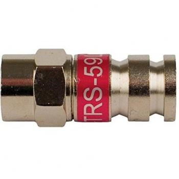 Silver Metal F-Connector RG59, 6mm Diameter