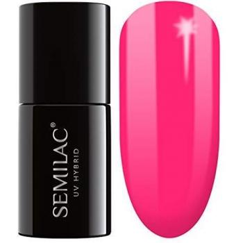 Semilac UV Nail Polish Neon Color 517 Neon Pink 7ml